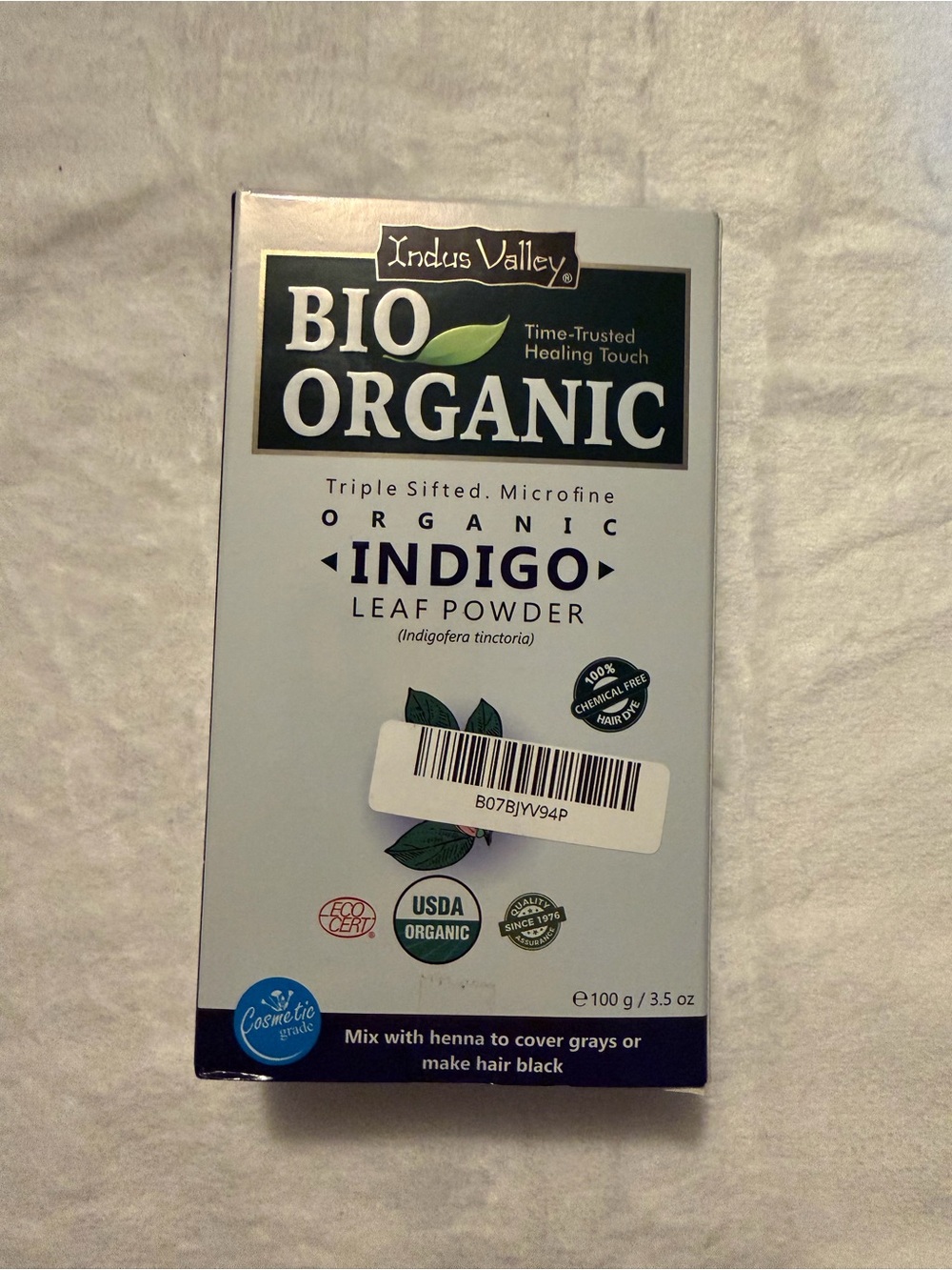 Indus Valley Bio Organic Indigo Leaf Powder - Natural Indigo
